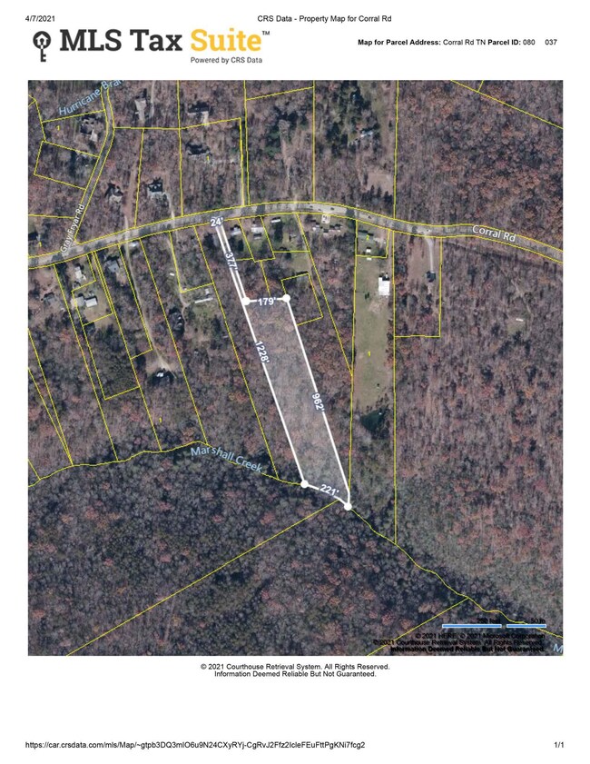CRS Data - Aerial Property Map for Corra