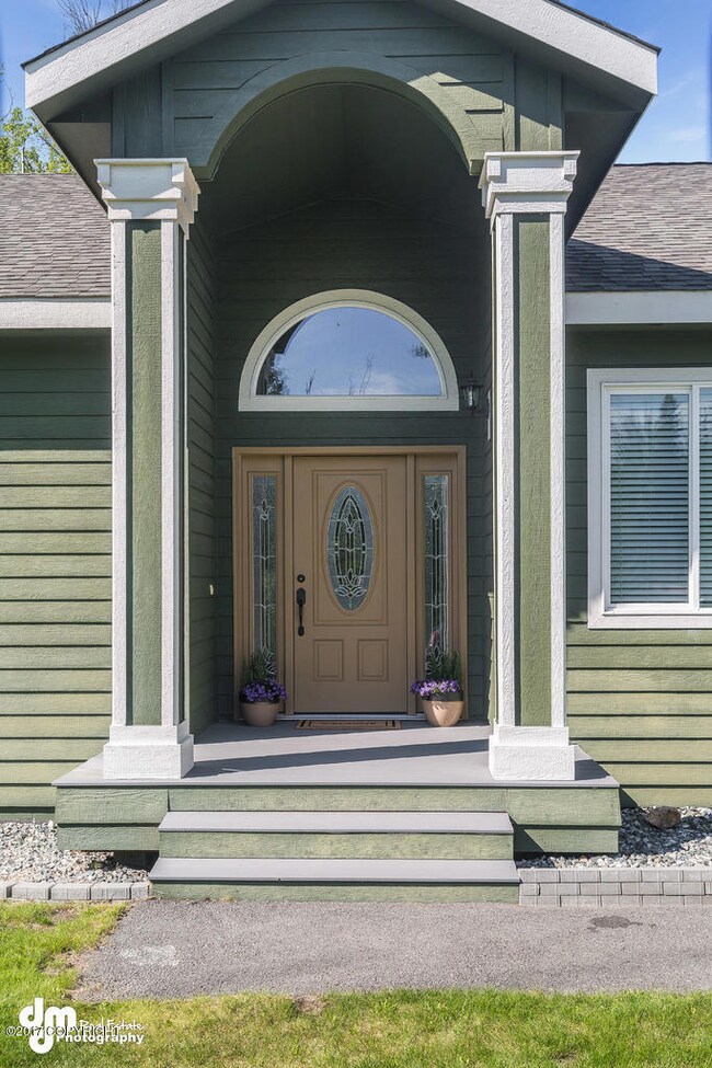 Covered front entry
