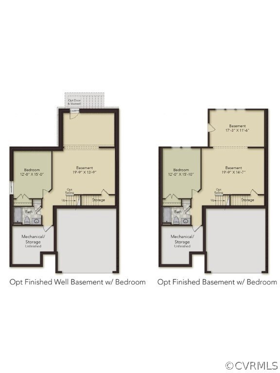 BASEMENT - This home includes a finished walkout b