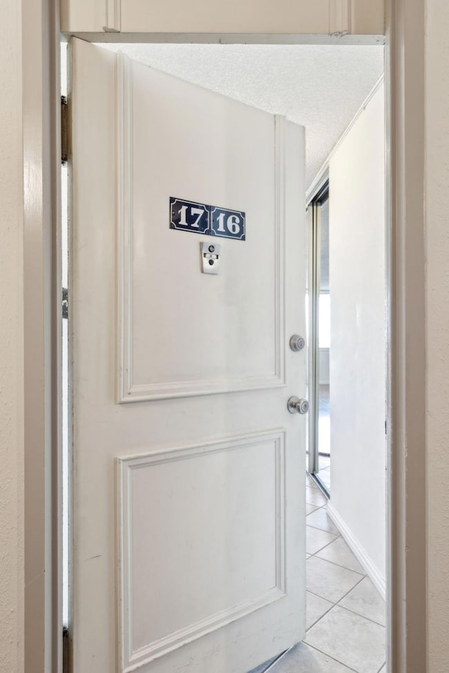 The front door of 1716.