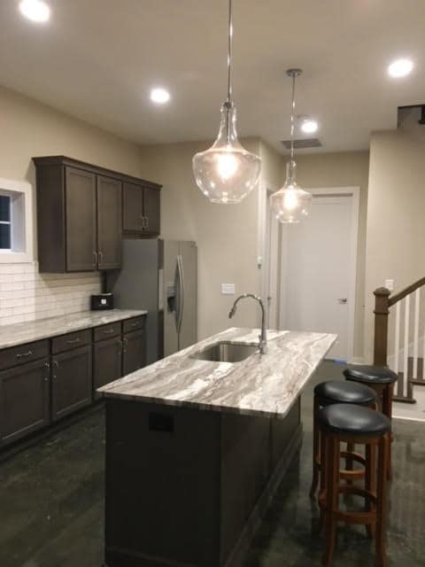 Stainless steel appliances included