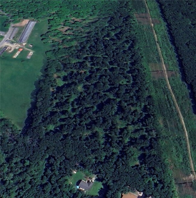 Google Earth view from street facing East