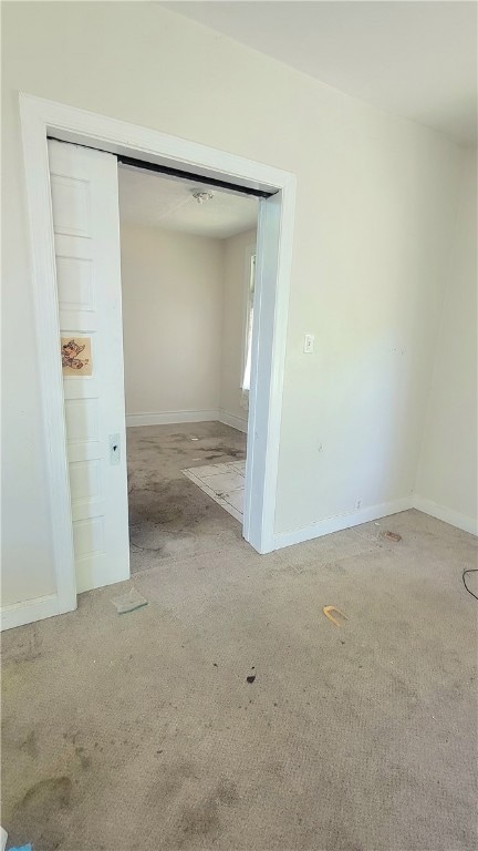 Living rm w/ original pocket door