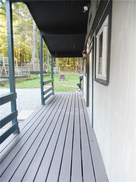 Relax on your covered front porch and enjoy the pr