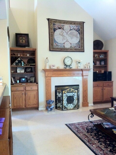 Living Room Fireplace.