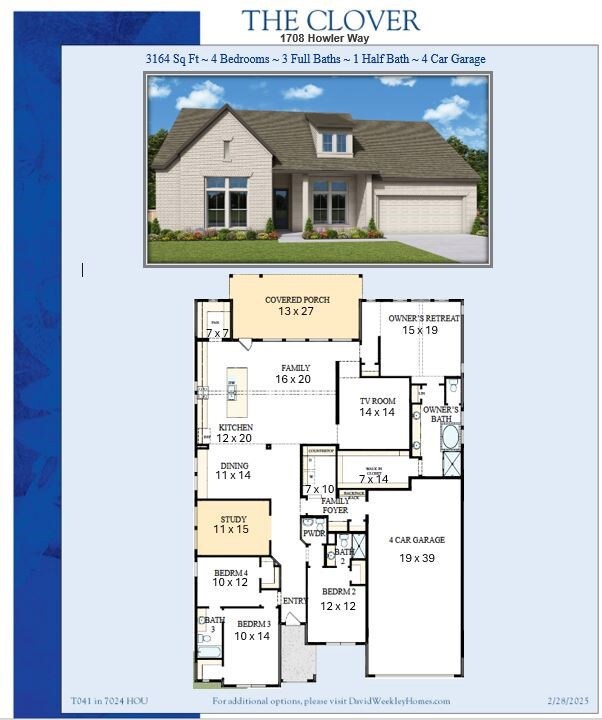 Beautiful & spacious 1 story home with high cathed