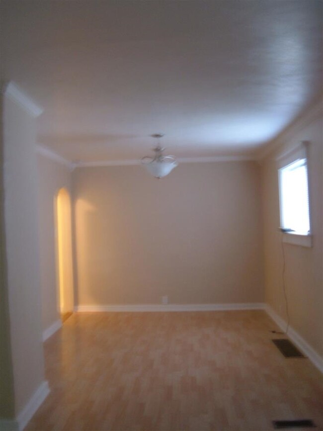 view of diningroom from front door  New laminated 