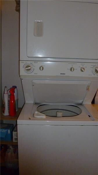 First floor Laundry-stackable washer & dryer