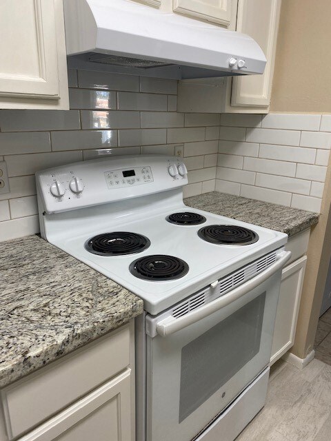 White appliances.