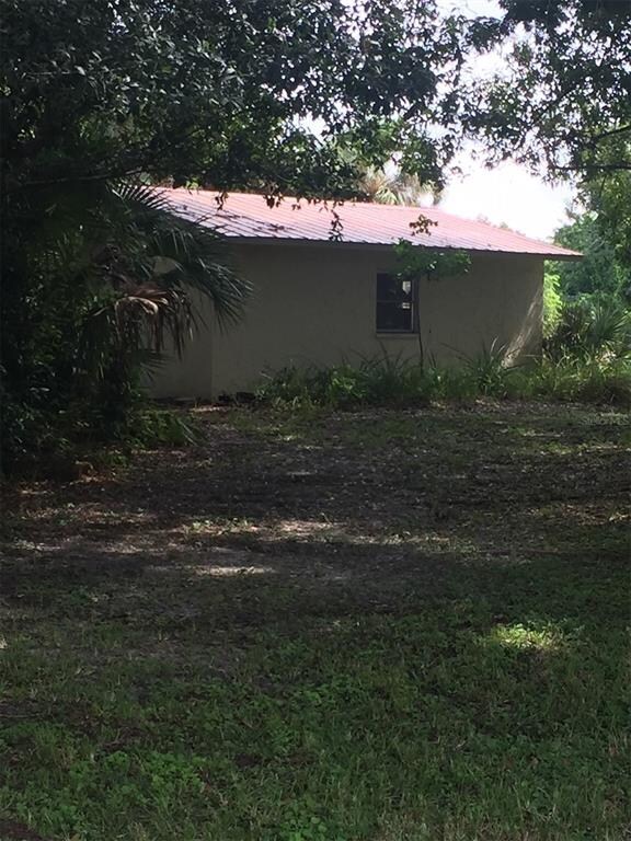 SHED IN BACK YARD