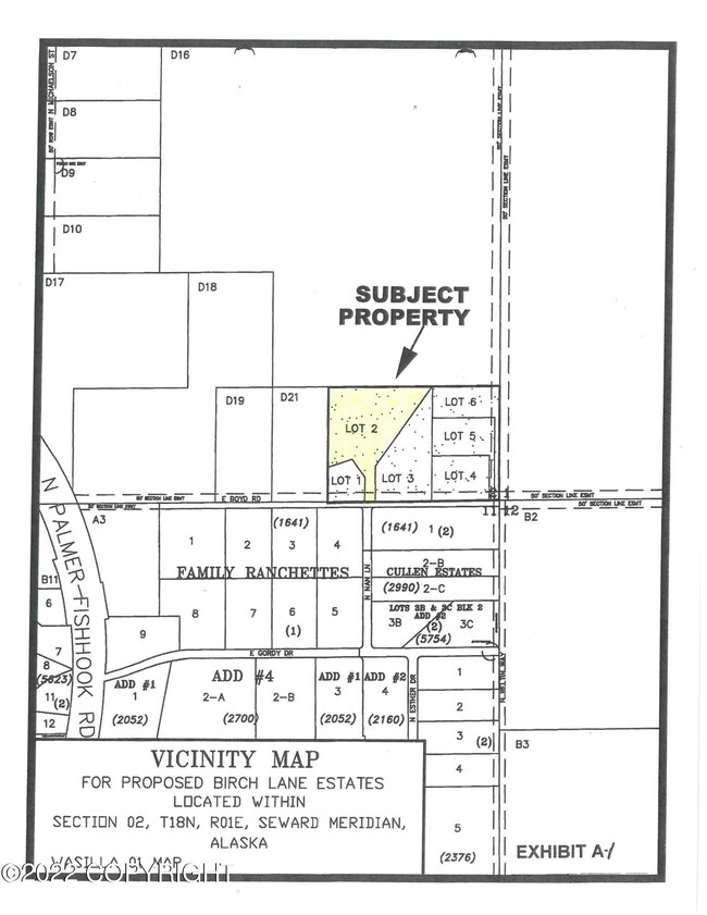 vicinity map Lot 2