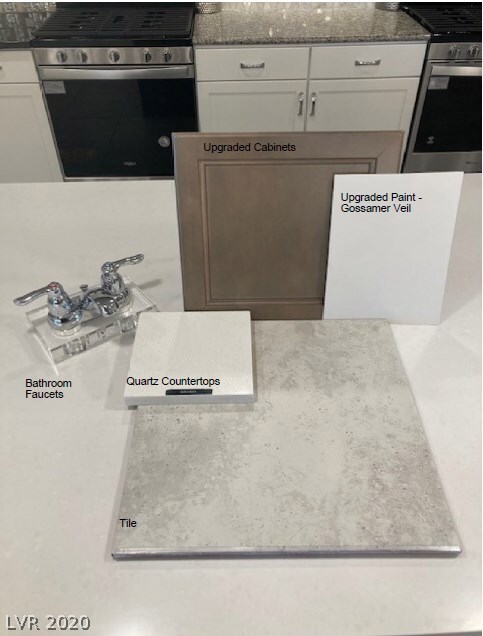 Selected finishes.