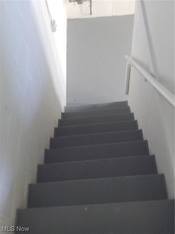 View of stairway to basement