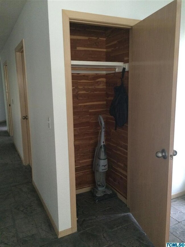 Cedar closet in entryway (cedar defers m