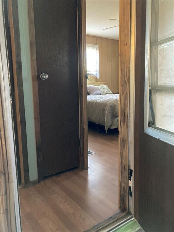 Entrance to the home from the carport 