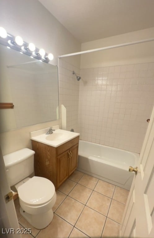 Bathroom with tile patterned floors, vanity, and b