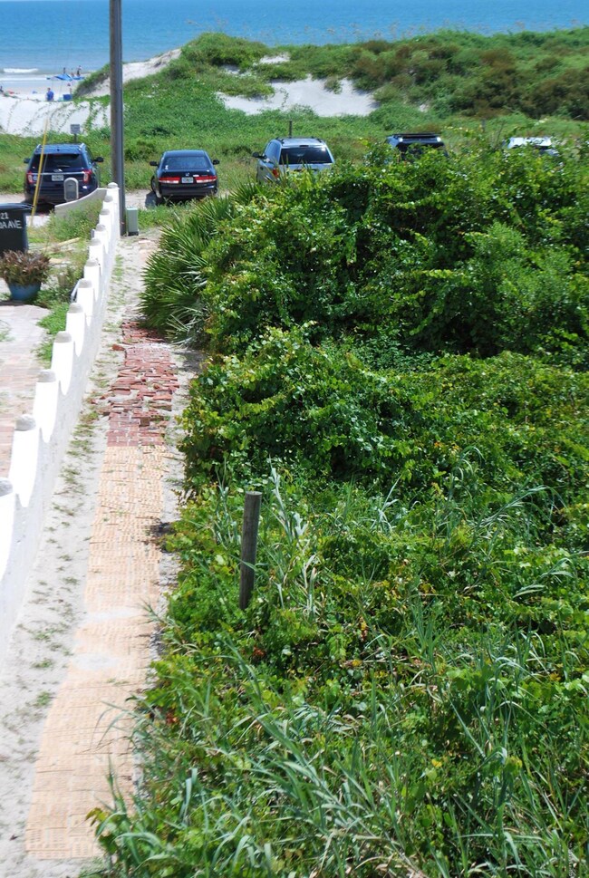 pavers on extra lot walkway to beach