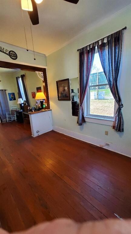 Living Room is light and airy with two windows
