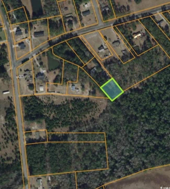 Map of property location featuring property parcel outlined