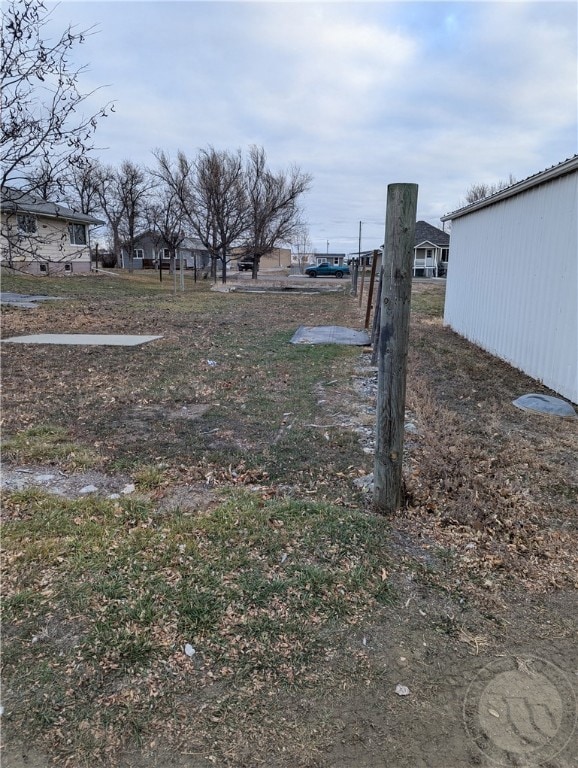 Looking east from SW Corner.