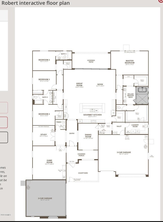 Floor Plan - Lot 80 - Canyon Ridge Estat