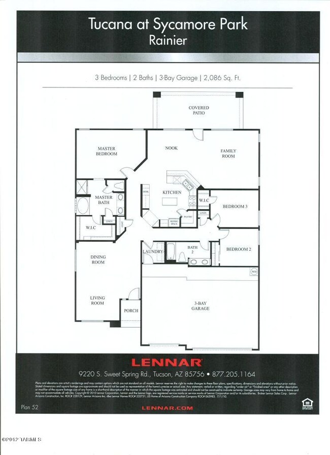 Rainier floorplan