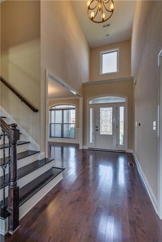 Beautiful Hardwood floors flow through out the home