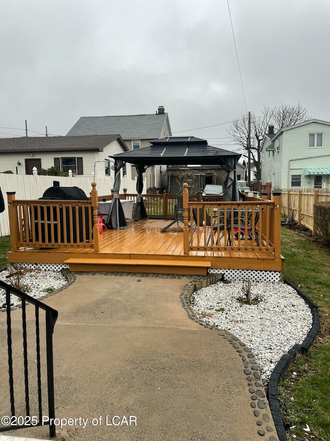 view from back door