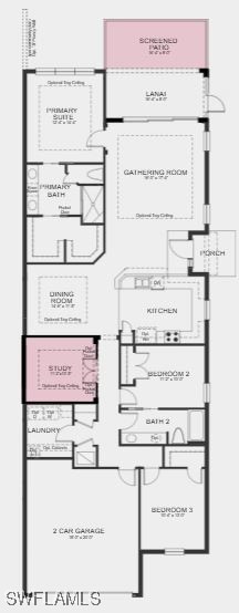 Structural options added Include: tray ceiling, ex