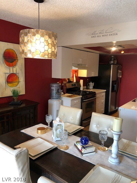 Dining room off of the kitchen