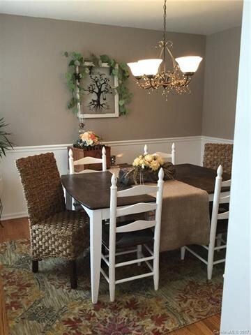 Dining Room has hardwood floors