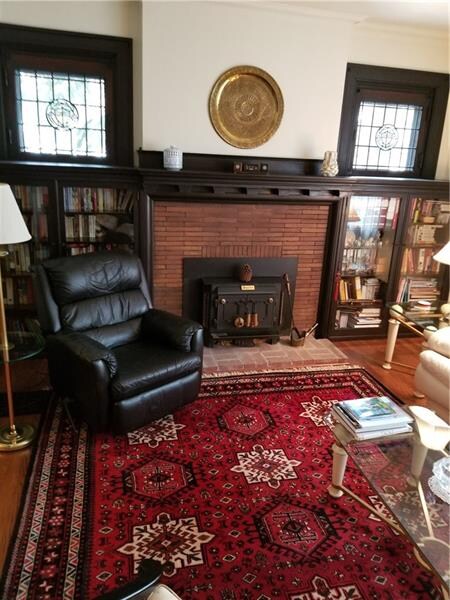 The Wood Burning Fireplace May Easily Be Converted