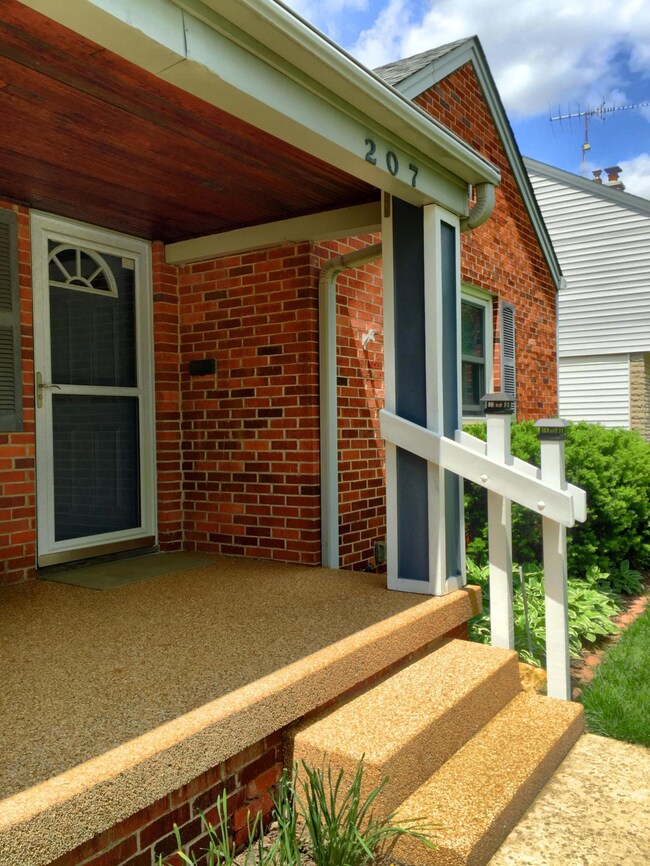 Porch & steps have been Nature-Stoned.