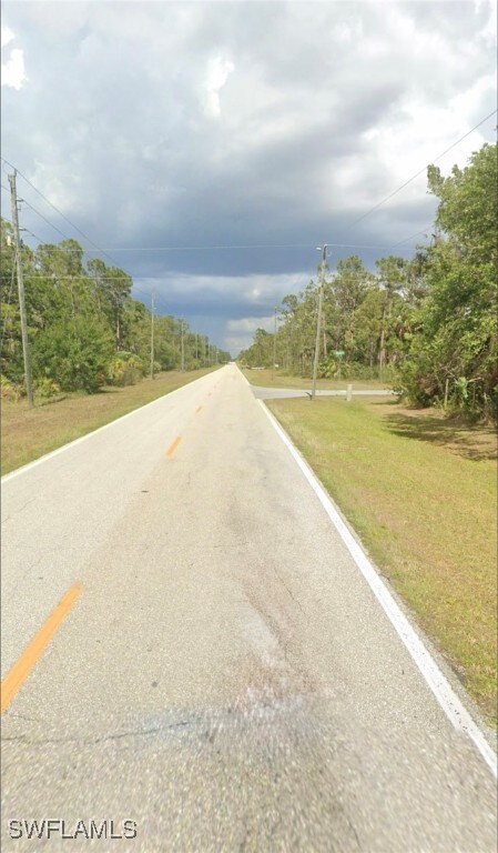 View of asphalt street
