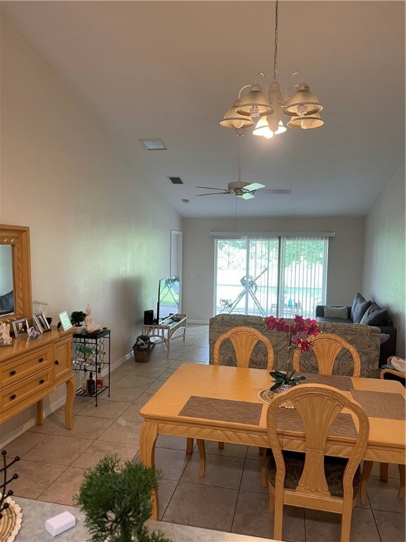 Open concept Dining Area & Living Room