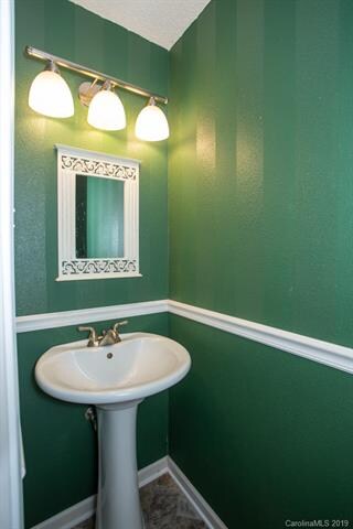 Downstairs powder room/ half bath.
