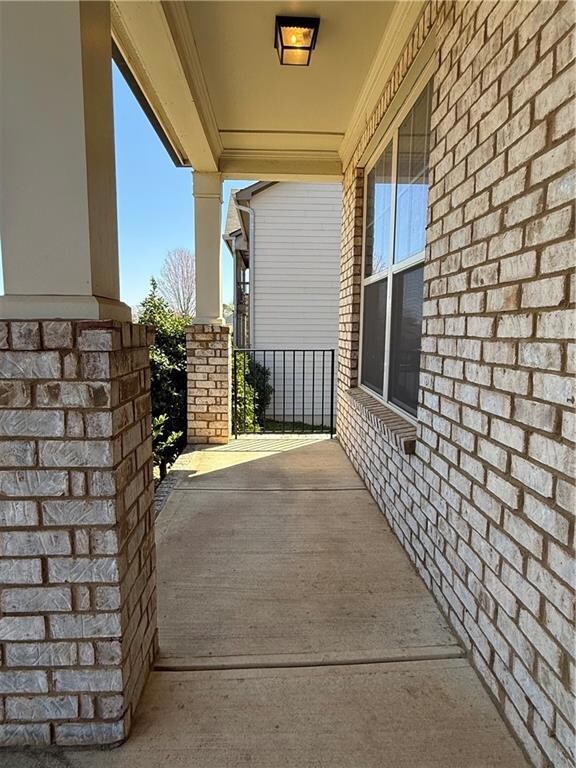 View of patio / terrace with covered porch