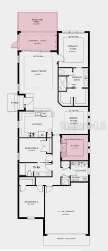 Additional Highlights Include: Study in place of flex, double pocket doors at study, 8' interior doors, extended screened lanai, second sink at secondary bath, tray ceilings at great room, dining, study, and primary suite, and 4' garage extension.