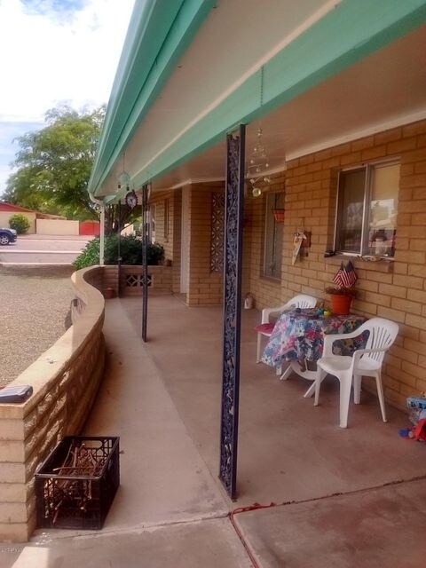 front of house patio
