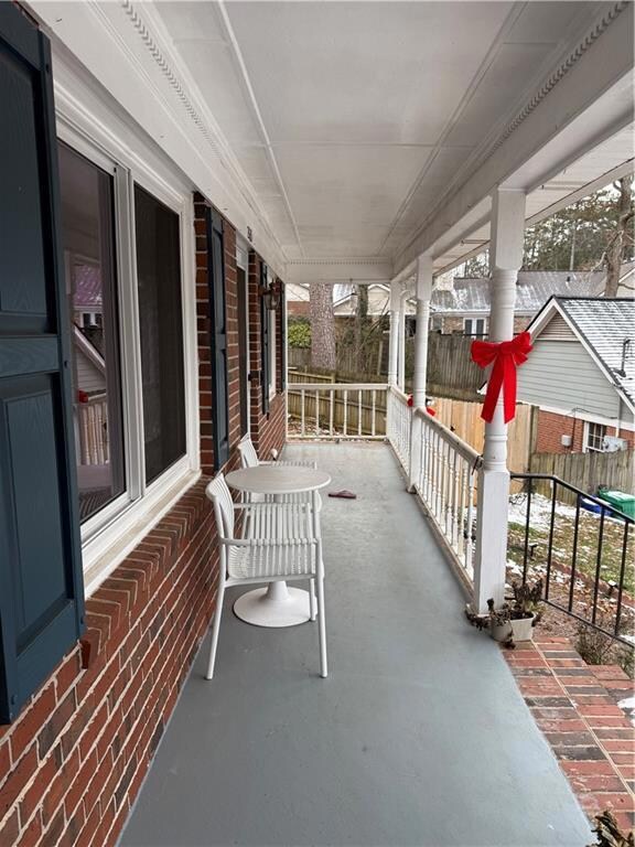 View of patio