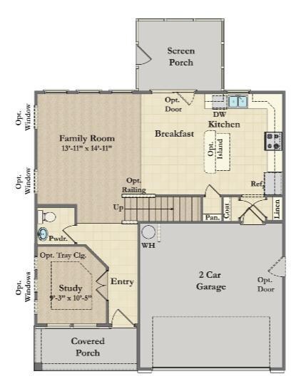 CP Lot 6 Sumter Main Floor Plan