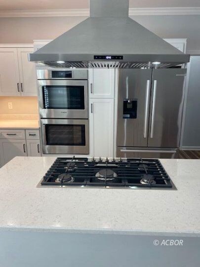 island cooktop
