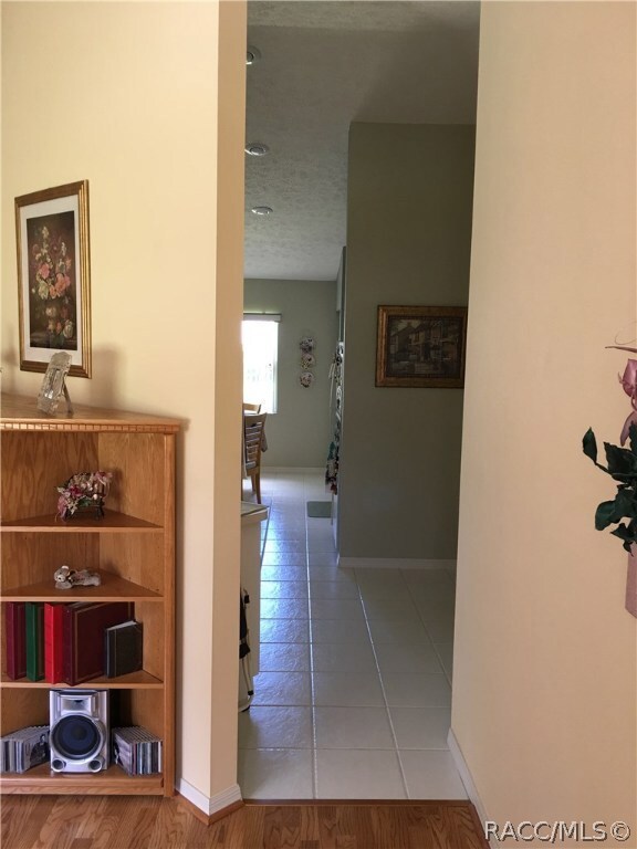 View from front door toward kitchen.