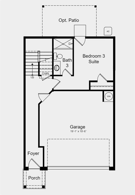 Lower Level Floor Plan - Structural options added 