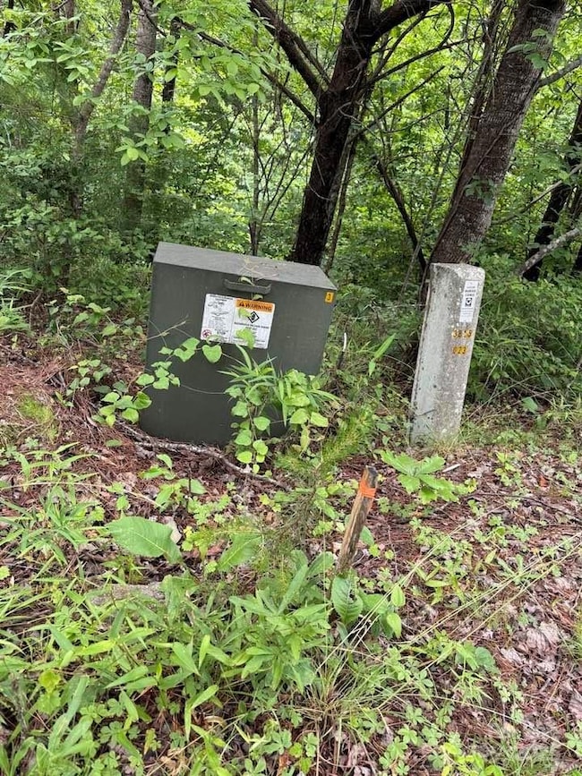 Underground power and telephone boxes in place