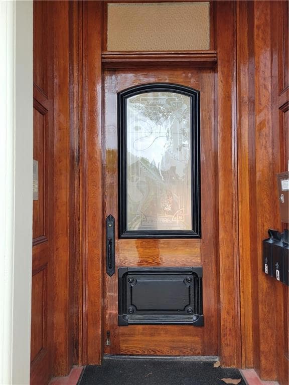 Main entry door