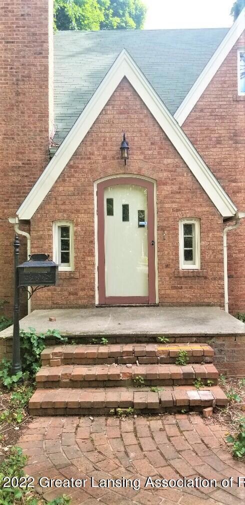 Brick porch