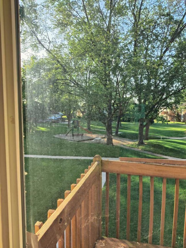 Balcony off the living room