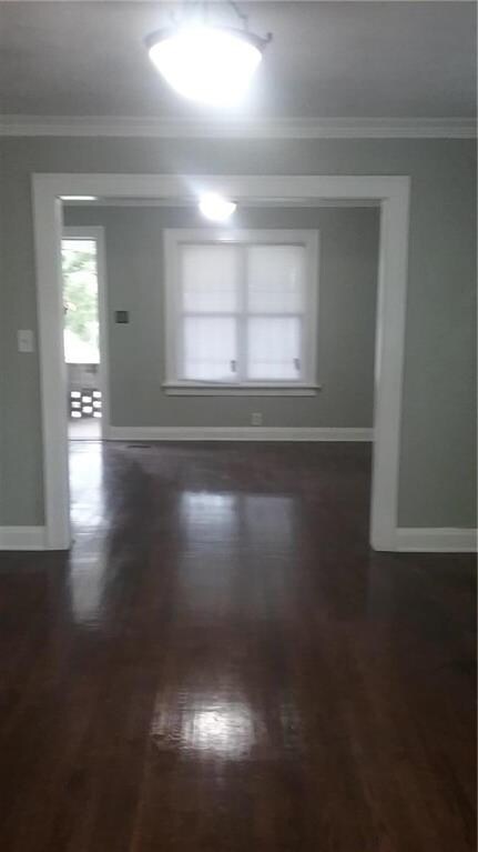 Spacious Living Room - Beautiful Hardwoods freshly
