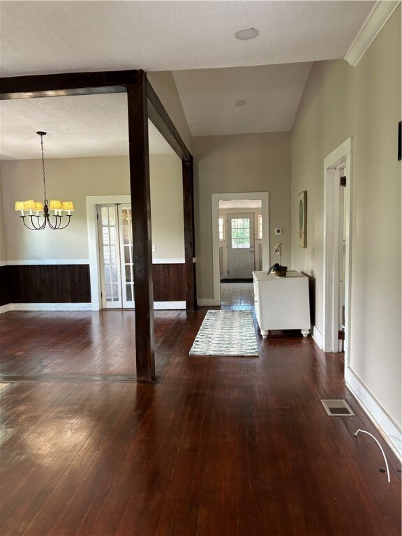 View toward back door